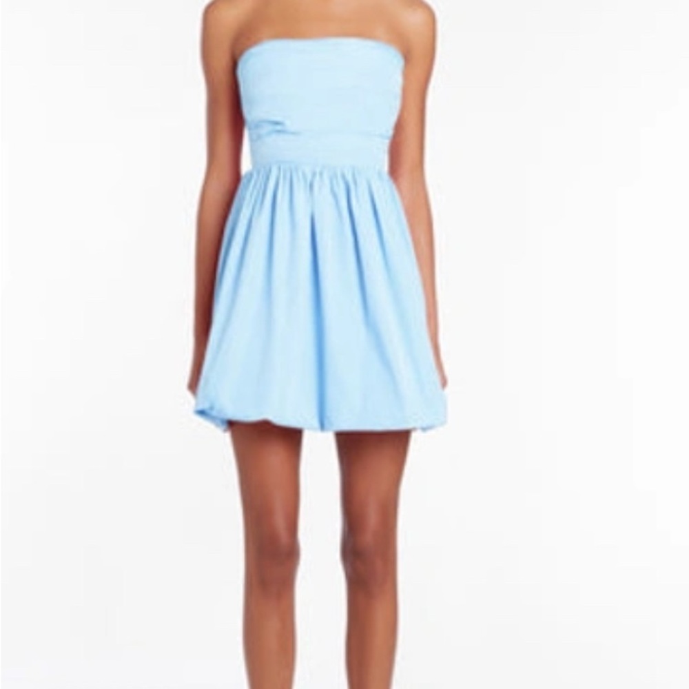 Amanda Uprichard Light Blue Mini Dress